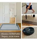 Alfombra vinilica de Tejido Trenzado de Alta Gama Lavable Antideslizante Alfombra Resistentes para Salon Cocina baño Pasillo